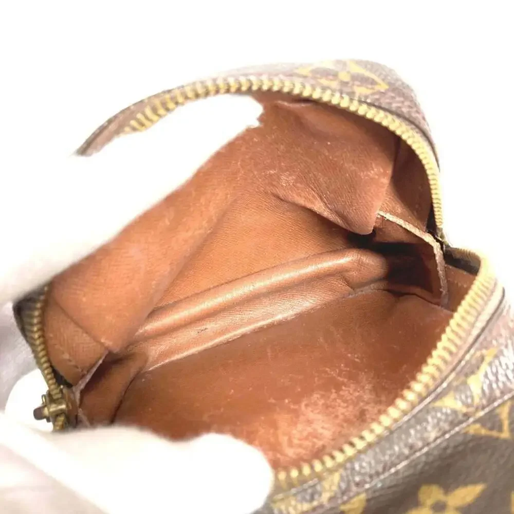 LOUIS VUITTON Authentic Brown Monogram Canvas Pochette Shoulder Bag